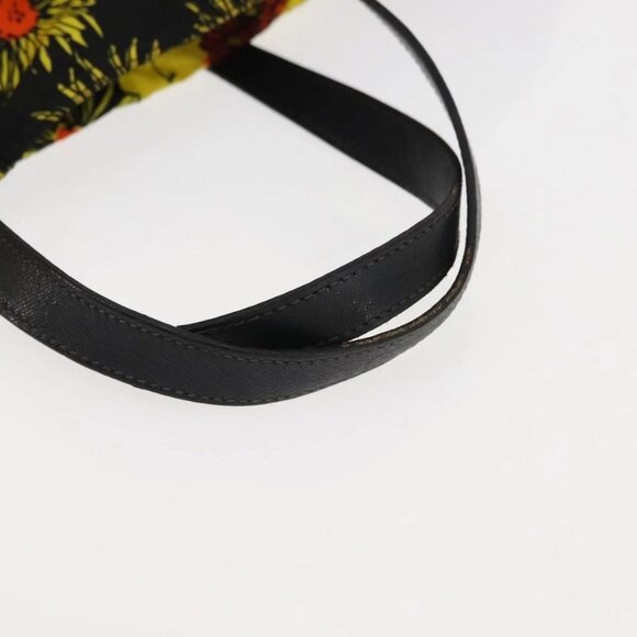 PRADA Tote Bag Nylon Yellow Silver Auth 146333 - Picture 8 of 16